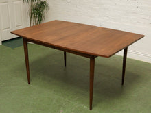 Load image into Gallery viewer, Walnut Dining Table with one leaf
