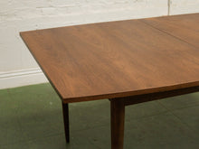 Load image into Gallery viewer, Walnut Dining Table with one leaf
