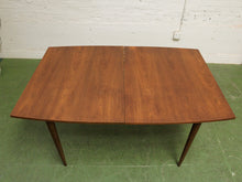 Load image into Gallery viewer, Walnut Dining Table with one leaf
