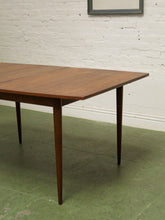 Load image into Gallery viewer, Walnut Dining Table with one leaf
