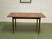 Load image into Gallery viewer, Walnut Dining Table with one leaf
