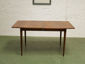 Walnut Dining Table with one leaf