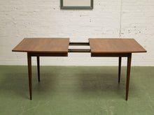Load image into Gallery viewer, Walnut Dining Table with one leaf
