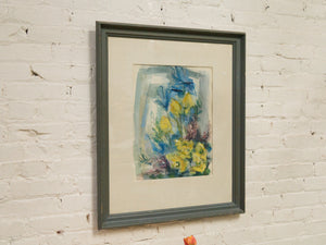 1960’s Mid Century Painting of wild flowers