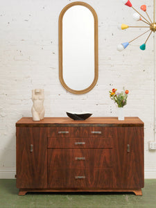 Art Deco French Walnut Credenza