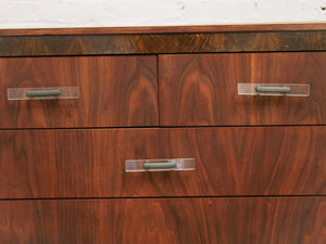 Art Deco French Walnut Credenza