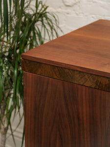 Art Deco French Walnut Credenza