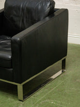 Load image into Gallery viewer, Leather Chair &amp; Ottoman
