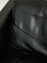 Load image into Gallery viewer, Leather Vintage Sofa with Chrome Legs
