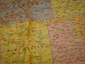 World Map Dinette Table