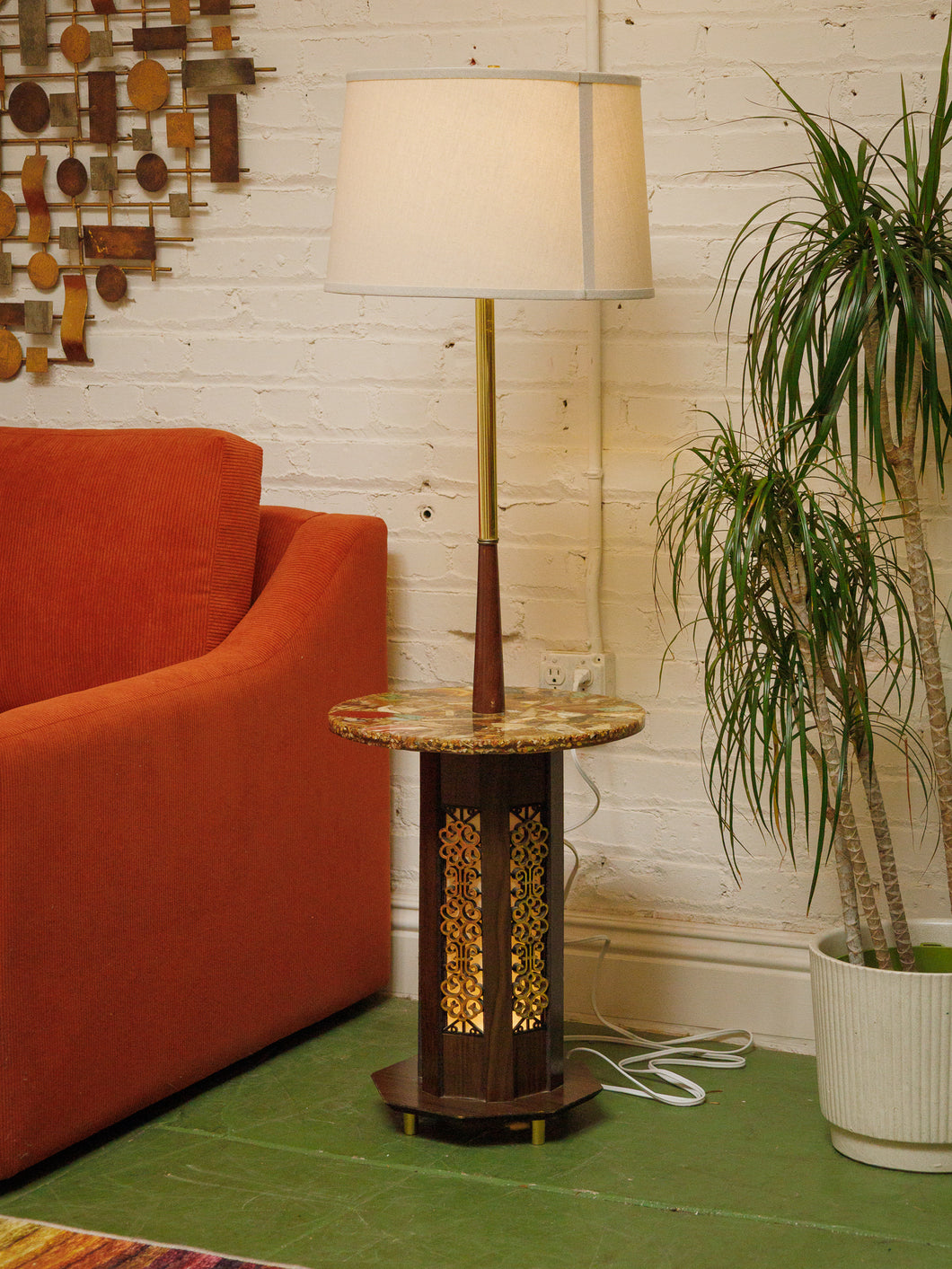 Rare Mosaic Vintage 1960’s Floor Lamp