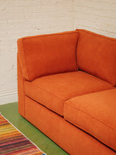 Load image into Gallery viewer, Diana Sofa in Groove Rust
