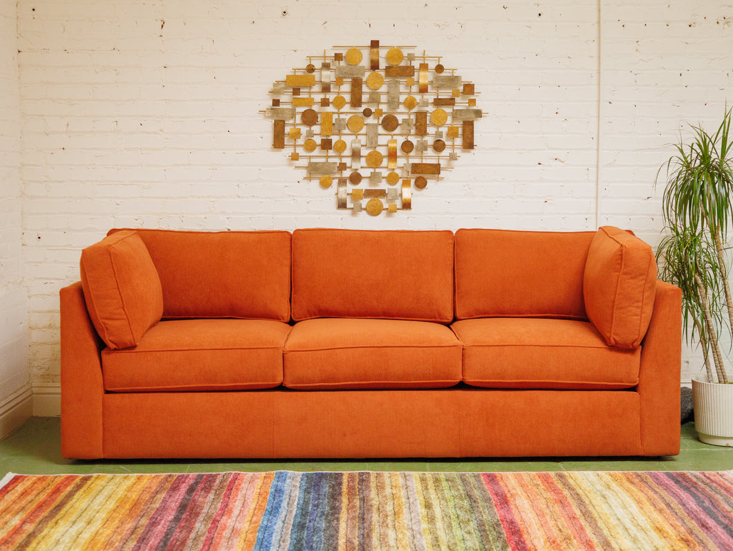 Diana Sofa in Groove Rust