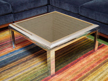 Load image into Gallery viewer, Chrome 1970’s Coffee Table Square
