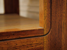Load image into Gallery viewer, Basketweave Vintage 2 tier Side Table
