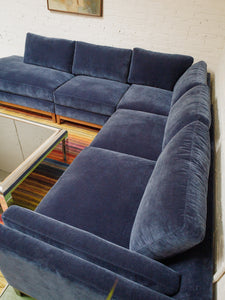 Lisette Sectional Amici indigo