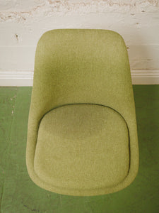 Set of 4 Avocado green Swivel Chair