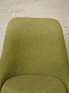 Set of 4 Avocado green Swivel Chair