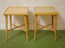 Load image into Gallery viewer, Blonde Tall End Table

