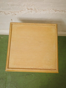 Blonde Tall End Table
