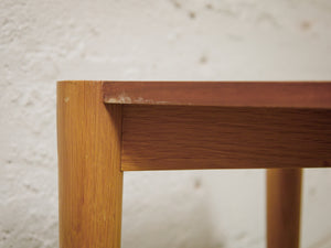 Walnut Side Table rounded legs