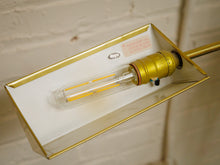 Load image into Gallery viewer, Brass Vintage Reading Floor Lamp
