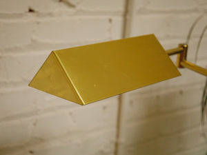 Brass Vintage Reading Floor Lamp