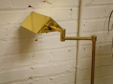 Load image into Gallery viewer, Brass Vintage Reading Floor Lamp
