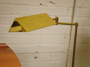 Brass Vintage Reading Floor Lamp