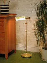 Load image into Gallery viewer, Brass Vintage Reading Floor Lamp
