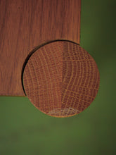 Load image into Gallery viewer, Walnut Side Table rounded legs
