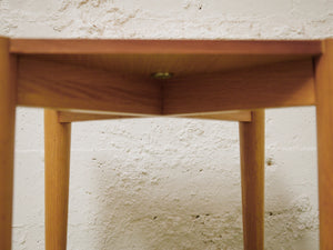 Walnut Side Table rounded legs