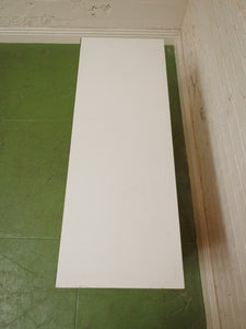 Yellow and white vintage mid-century campaign Desk