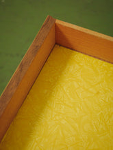 Load image into Gallery viewer, Yellow and white vintage mid-century campaign Desk
