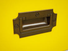 Load image into Gallery viewer, Yellow and white vintage mid-century campaign Desk
