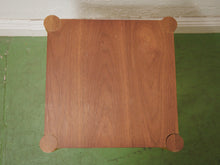 Load image into Gallery viewer, Walnut Side Table rounded legs
