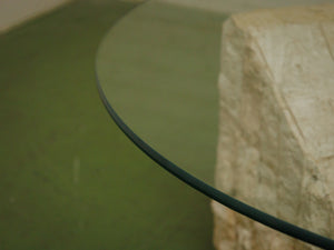 Postmodern Tessellated Mactan Stone Coffee Table by Magnussen Ponte 1980’s
