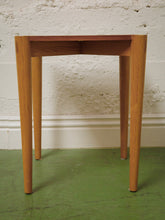 Load image into Gallery viewer, Walnut Side Table rounded legs
