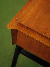 Load image into Gallery viewer, Rare Brown Saltman Vintage End Table with swivel Top
