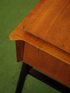Rare Brown Saltman Vintage End Table with swivel Top
