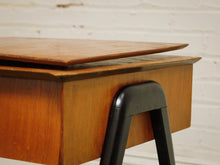 Load image into Gallery viewer, Rare Brown Saltman Vintage End Table with swivel Top
