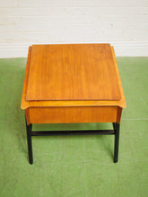 Load image into Gallery viewer, Rare Brown Saltman Vintage End Table with swivel Top
