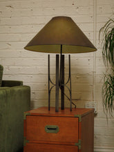 Load image into Gallery viewer, Black Vintage Scandi Lamp
