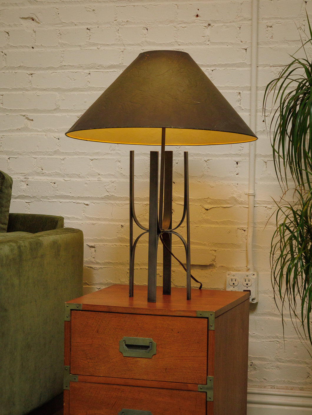 Black Vintage Scandi Lamp