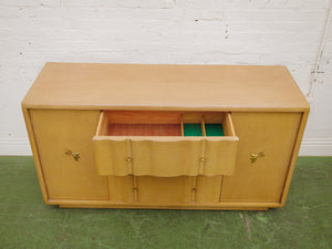 Sweetheart blonde wavy front buffet credenza