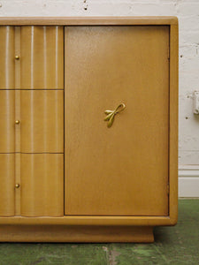 Sweetheart blonde wavy front buffet credenza