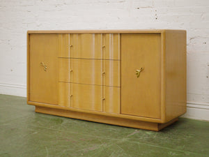 Sweetheart blonde wavy front buffet credenza