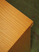 Load image into Gallery viewer, Pair of vintage mid-century nightstands with open cabinet doors
