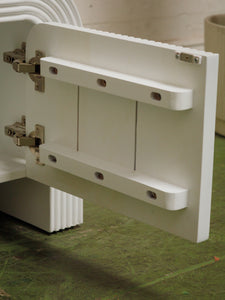 White Waterfall Credenza