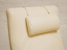 Load image into Gallery viewer, 1960s White Leather Recliner Stokke Mobler
